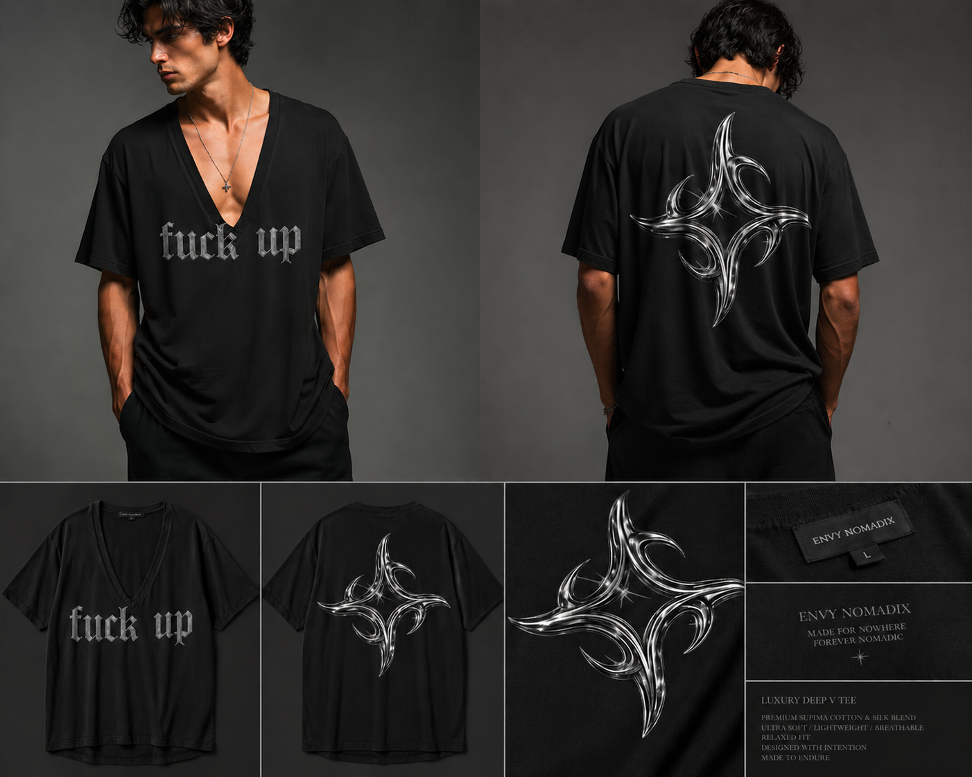 Fuck up tee alternate view