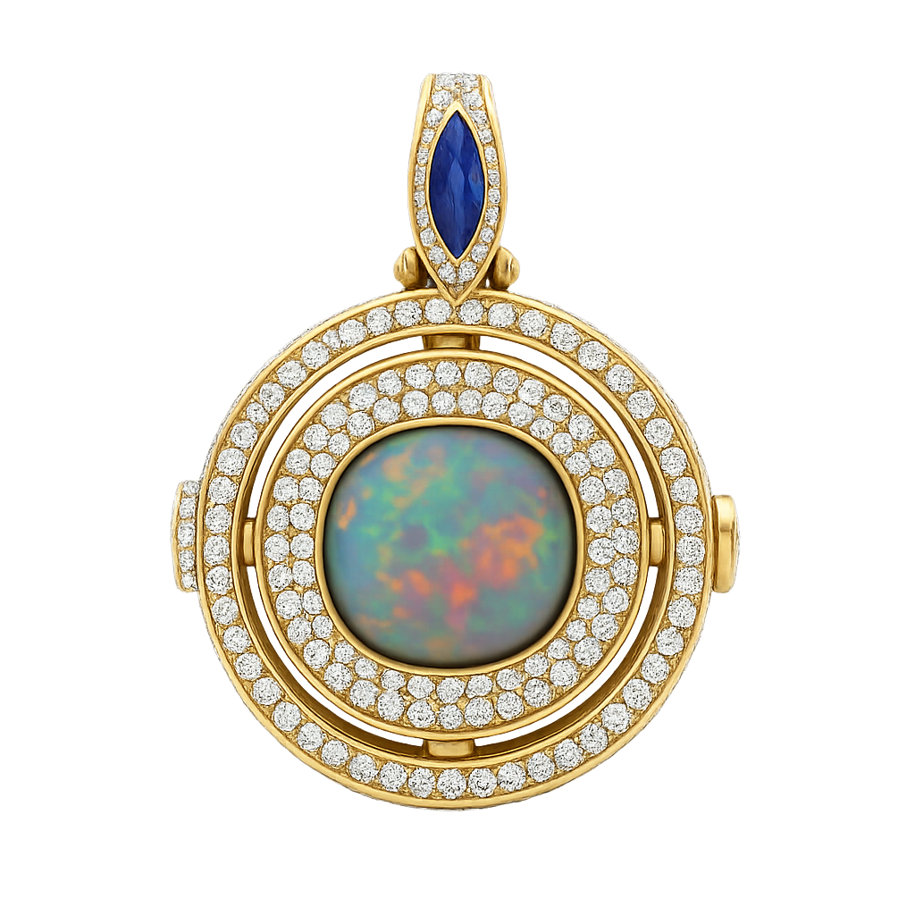 Hero spinner pendant by Nate Savard
