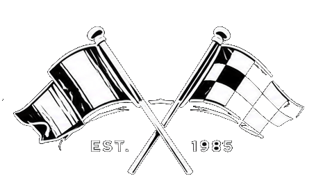 Nate Savard speedway racing flags crest